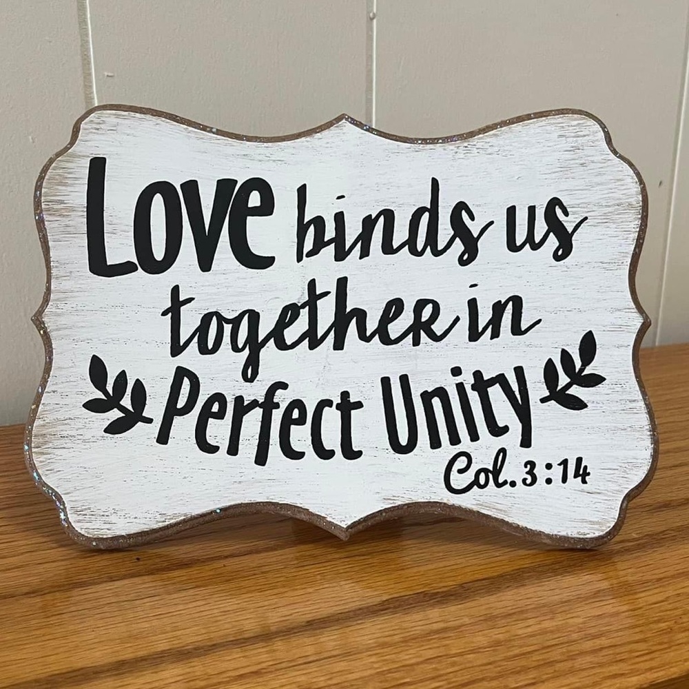 I’ve Binds Us sign